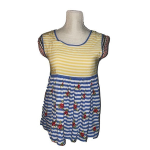 Matilda Jane Sleeveless Back Button‎ On My Mind Rayon Top sz Small